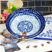家用圆形菜盘子碟子陶瓷汤盘餐具简约创意瓷菜盘餐盘深盘
