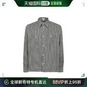 香港直邮loewe罗意威男士拼色长袖衬衫h526y05w041102