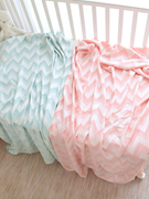 婴儿竹纤维冰丝毯宝宝盖毯新生儿童夏季透气薄毛巾被幼儿园空调毯
