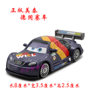 满百 正版美泰汽车总动员玩具车赛车总动员合金车4号德国赛车