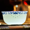 景德镇陶瓷器 骨瓷套碗复古餐具 米饭碗 小汤碗 青花瓷碗吃饭组合