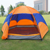 帐篷3-4人双层双开门六角帐篷，野营露宿专用帐篷需搭建棚