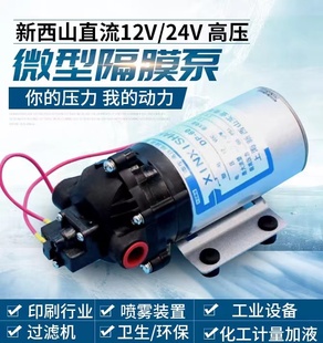 上海新西山水泵DP-60/150 直流泵12V高压隔膜泵24V洒水车喷雾泵