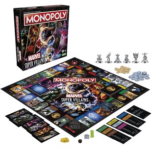 孩之宝 地产大亨 Monopoly Super Villains 漫威超级反派 大富翁