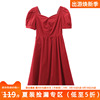 489元UC系列高级灯笼袖法式晚礼服连衣裙当季夏季女装