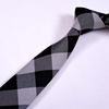 欧美大牌羊毛混纺领带格子领带男6cm百搭英伦时尚领带男外贸原单