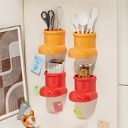 可爱卡通靴子磁吸冰箱贴3d立体装饰创意网红多功能冰箱磁力收纳盒