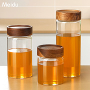 玻璃密封罐蜂蜜柠檬果酱瓶柚子茶储存罐装蜂蜜专用瓶玻璃分装瓶