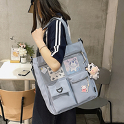 韩版时尚女包爱购物袋，大包帆布包补课超大容量，手提包袋单肩斜跨包