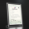 透明亚克力相框摆台挂墙a4专利证书，框a3营业执照框架8k证照展示框