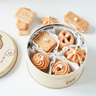 蔓玥手工diy蜡烛烘培模具，丹麦曲奇系列，点心饼干食品级硅胶模具