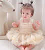 女宝宝1周岁礼服公主蓬蓬蛋糕，裙吊带连衣裙抓周软纱裙2小女孩洋气