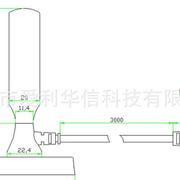 DTMB室内接收天线 高增益车载数字吸盘 室内电视天线 地面波天线