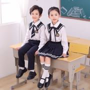 2023班服幼儿入园照服装韩版英伦风开学拍证件照穿的衣服儿童