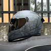 LVS摩托车头盔男女全盔3C认证夏季街车跑盔蓝牙机车赛车新国标3C