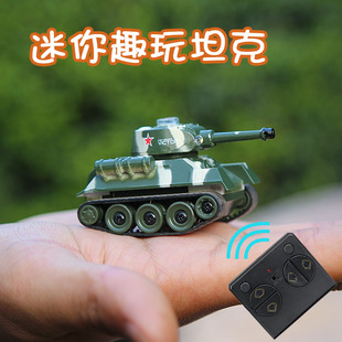 网红迷你小型坦克遥控电动儿童玩具，越野仿真微型军事q版模型汽车