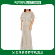 美国直邮mac duggal 女士 连衣裙短袖礼服