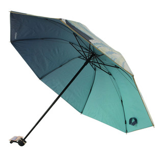 安娜淑遮阳伞双层伞布双层黑胶，防晒防紫外线太阳伞晴雨两用女9337