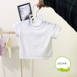 宝宝短袖t恤纯棉，夏季薄款1-2-3岁婴儿，上衣男女儿童半袖小童夏装