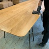 可定制尺寸实木电动升降桌桌面板黑胡桃木桌板樱桃木红橡木白橡木