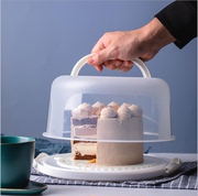 可重复使用塑料蛋糕盒食品级材质，生日奶油蛋糕，包装盒子加固加厚