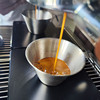 不锈钢意式浓缩咖啡盎司杯，espresso萃取杯欧式长柄量杯纯色带刻度