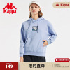 Kappa卡帕outlets女卫衣套头帽衫新春加绒运动休闲针织长袖外套