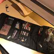 3ce化妆包女便携大容量收纳袋2022ins高级感折叠包旅行洗漱包