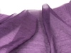 古典紫色纯色超薄半透丝麻天丝亚麻棉麻面料汉服衬衫春夏服装布料