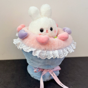 优趣优品可爱公主兔子，变身花束玩偶毛绒，玩具公仔女生情人节布娃娃