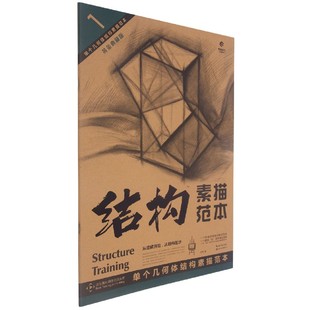 结构素描范本(1单个几何体结构素描范本黄金典藏版)/造型基础训练方法丛书