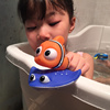 男女宝宝洗澡戏水搪胶小动物公仔，装饰品漂浮乌龟，鲨鱼儿童喷水玩具