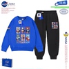 NASA联名男童纯棉套装春秋季卡通奥特曼帅气卫衣休闲运动长裤