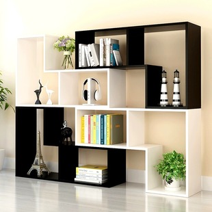 书架简约组合书柜创意，转角书架自由拼装简易置物架隔断展示架