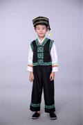 湘苗西族儿童演出服装服少数民族男童葫芦丝表演服壮族节目台舞l