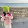 韩国童装2022春秋女宝宝卫衣女童粉格子娃娃领甜美上衣中小童外套