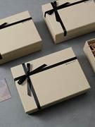 简约盒七夕高级感男生，款礼盒包装盒包包，生日礼物盒空盒子香水