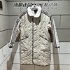 阿迪达斯棉服女子冬季翻领，保暖防风中长款棉衣，运动外套il8952