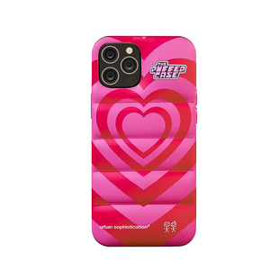 粉色爱心羽绒服手机壳14pro适用于苹果x欧美12软壳11气垫13潮牌iphone15promax气囊13pro潮人15pro时尚14pro