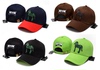 战马刺绣高品质棒球帽鸭舌帽子，男女情侣荧光，绿棕色休闲出游时尚潮