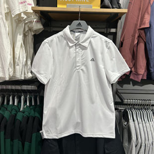 Adidas/阿迪达斯夏季经典男子高尔夫运动短袖POLO衫 IA5447
