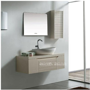 网红欧式美式橡木浴室柜组合实木浴柜浴柜梳洗柜 洗手台柜SH031