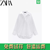 ZA8275952 秋季 女装 牛津衬衫 白衬衫 08275952250