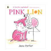 预售pinklion粉红色的狮子janeporter英文，儿童绘本动物生态，环保进口原版外版书籍