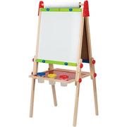 hape儿童升降画架双面画板，3-6岁+家用宝宝涂鸦写字板女孩益智玩具