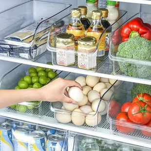 冰箱收纳盒食品级保鲜盒蔬菜水果鸡蛋饮料干果厨房整理神器储物盒