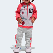 Adidas/阿迪达斯冬季女婴童针织休闲运动套装CE9737