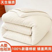 新疆棉花垫被床垫褥子铺床软垫全棉纯棉宿舍学生单人棉被铺盖两用