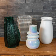花瓶玻璃陶瓷高级艺术氛围感家居室内插花装饰品摆件