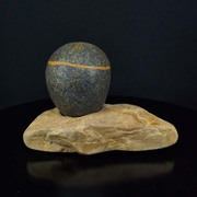 天然小石头玉石盆景石鱼缸石头玉石观赏石把玩石龟晒石小摆件孤品